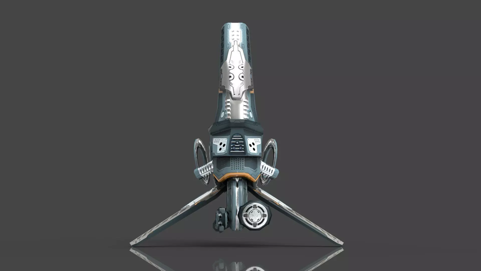 Cybertech 10 Drone pack Low-poly 3D model_48