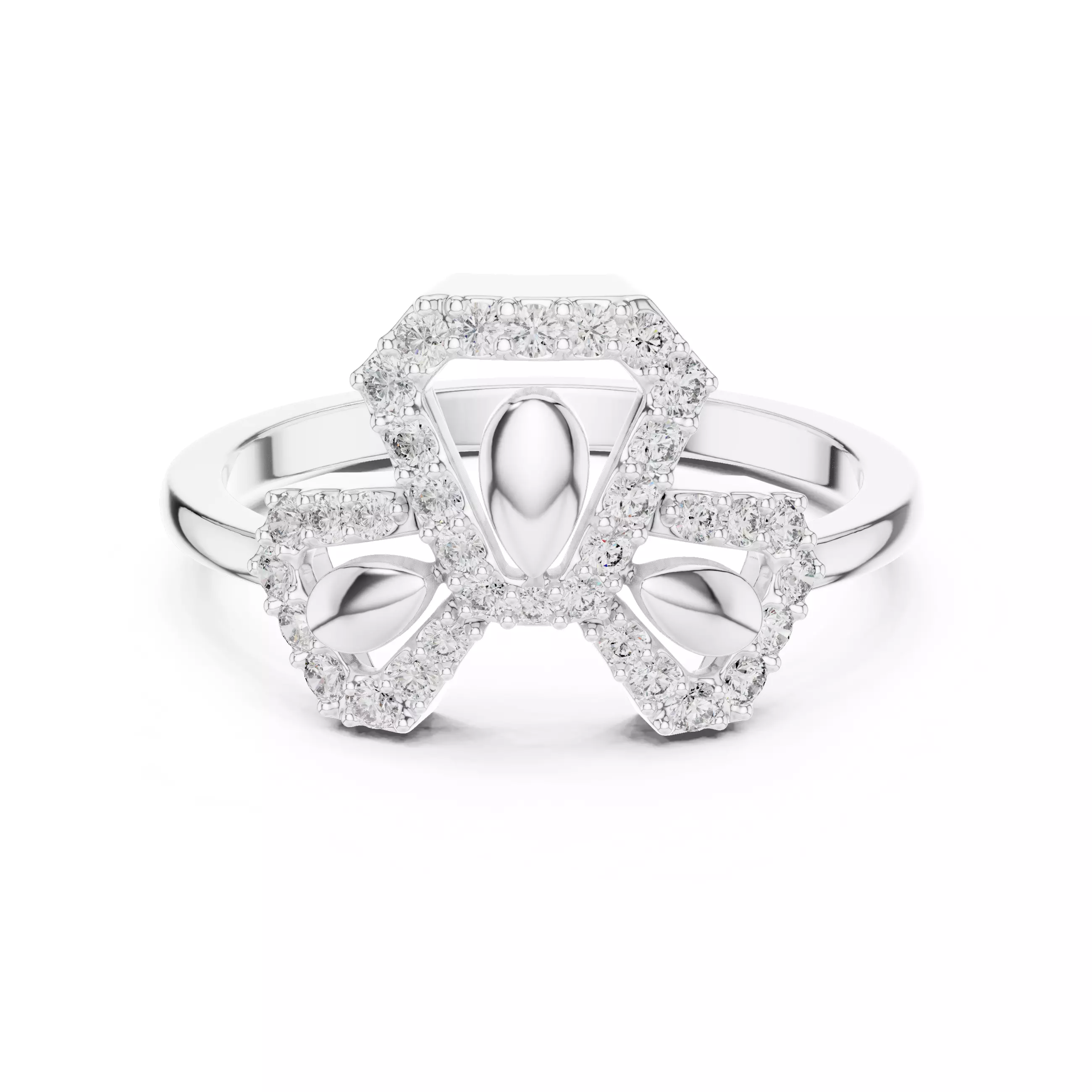 Round Cut Diamond Engagement Wedding Ring 3DM STL Video 3D print model_2