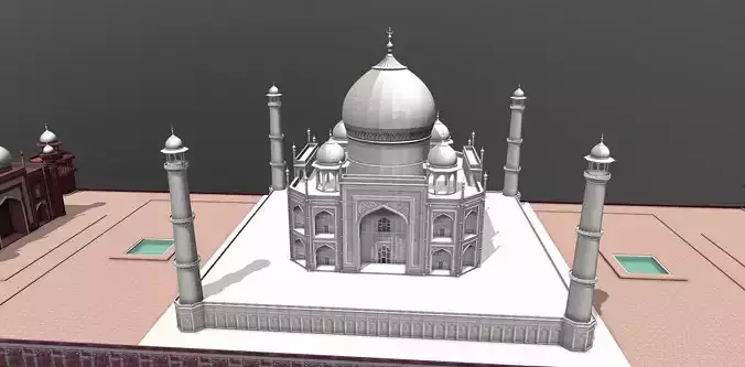 Taj Mahal with 10 Sqkm area 