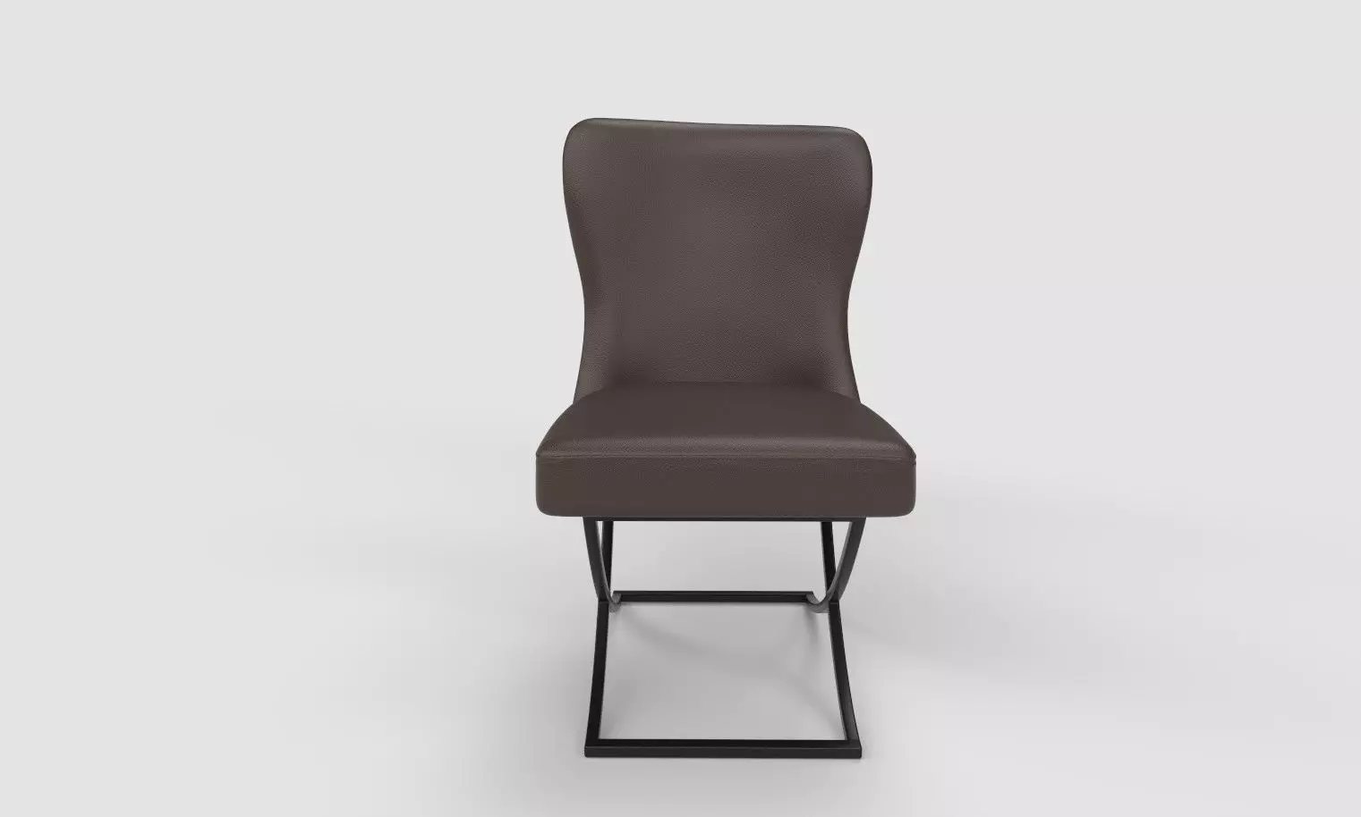 Modern Upholstered Accent Chair 3D model_1
