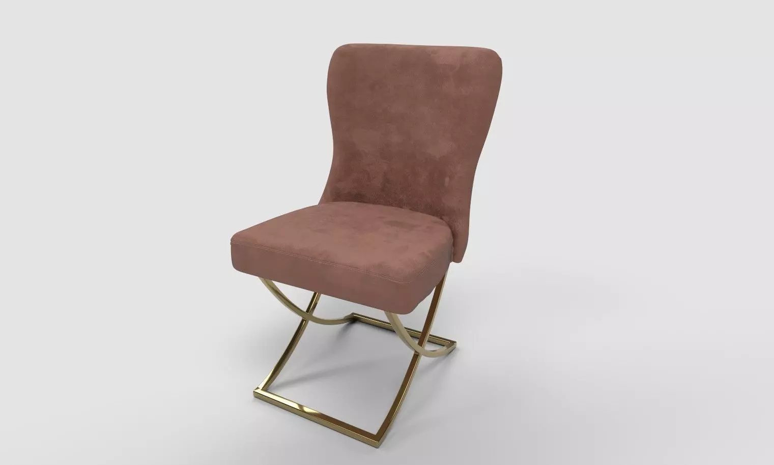 Modern Upholstered Accent Chair 3D model_8