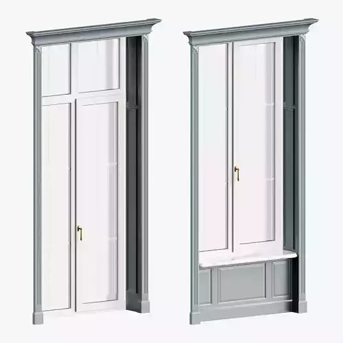 Classic style windows framing