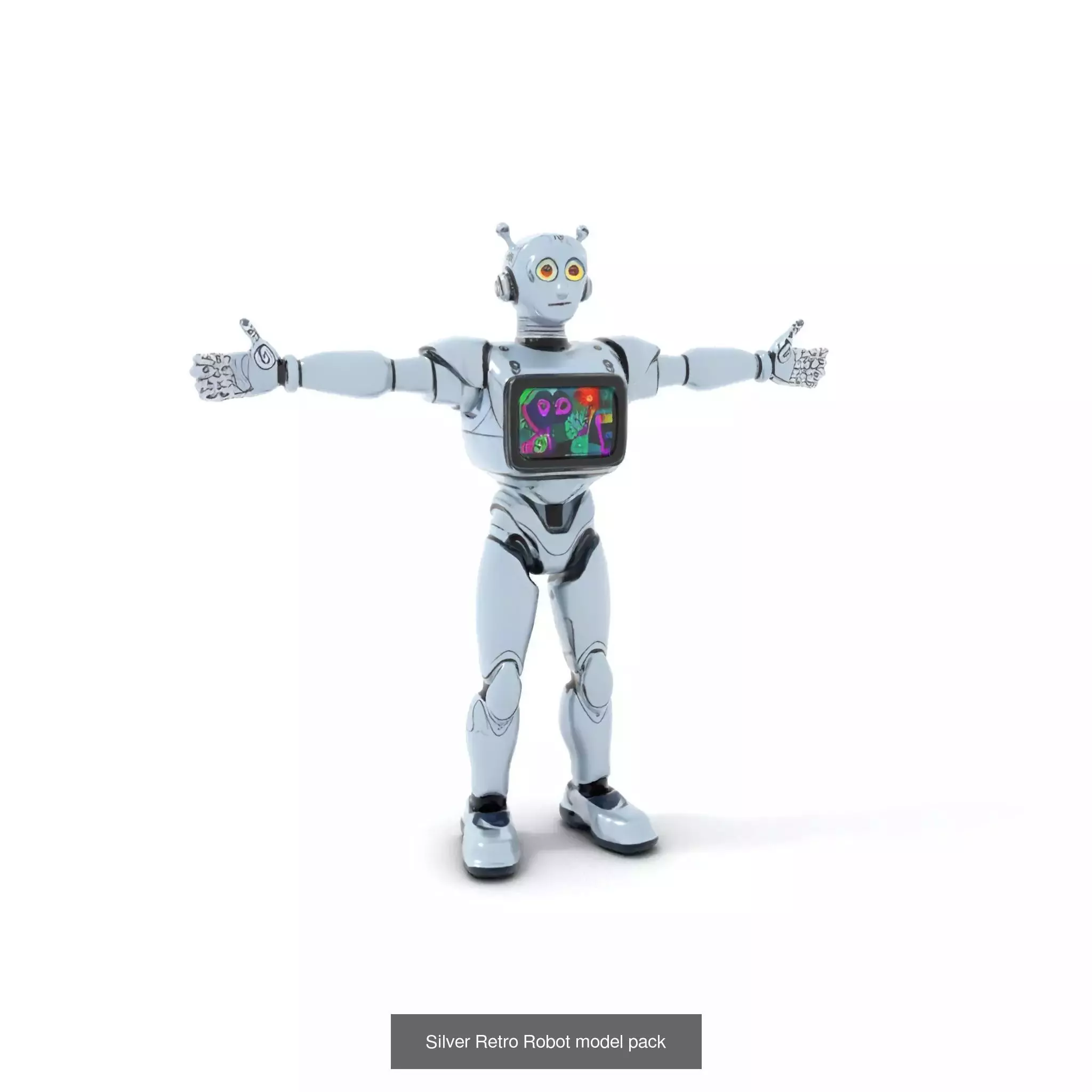 Charming Cartoon Robot Collection _40