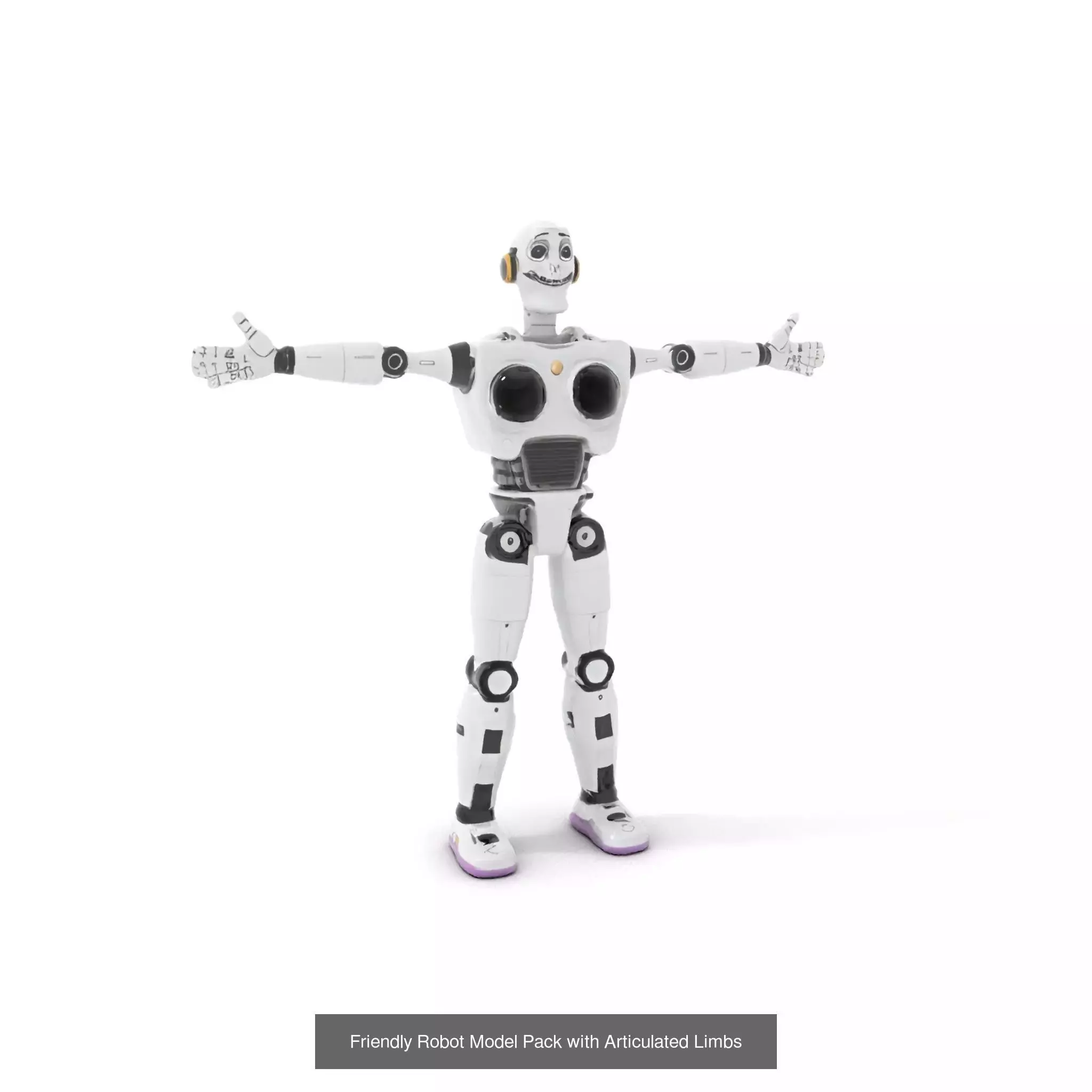 Charming Cartoon Robot Collection _36