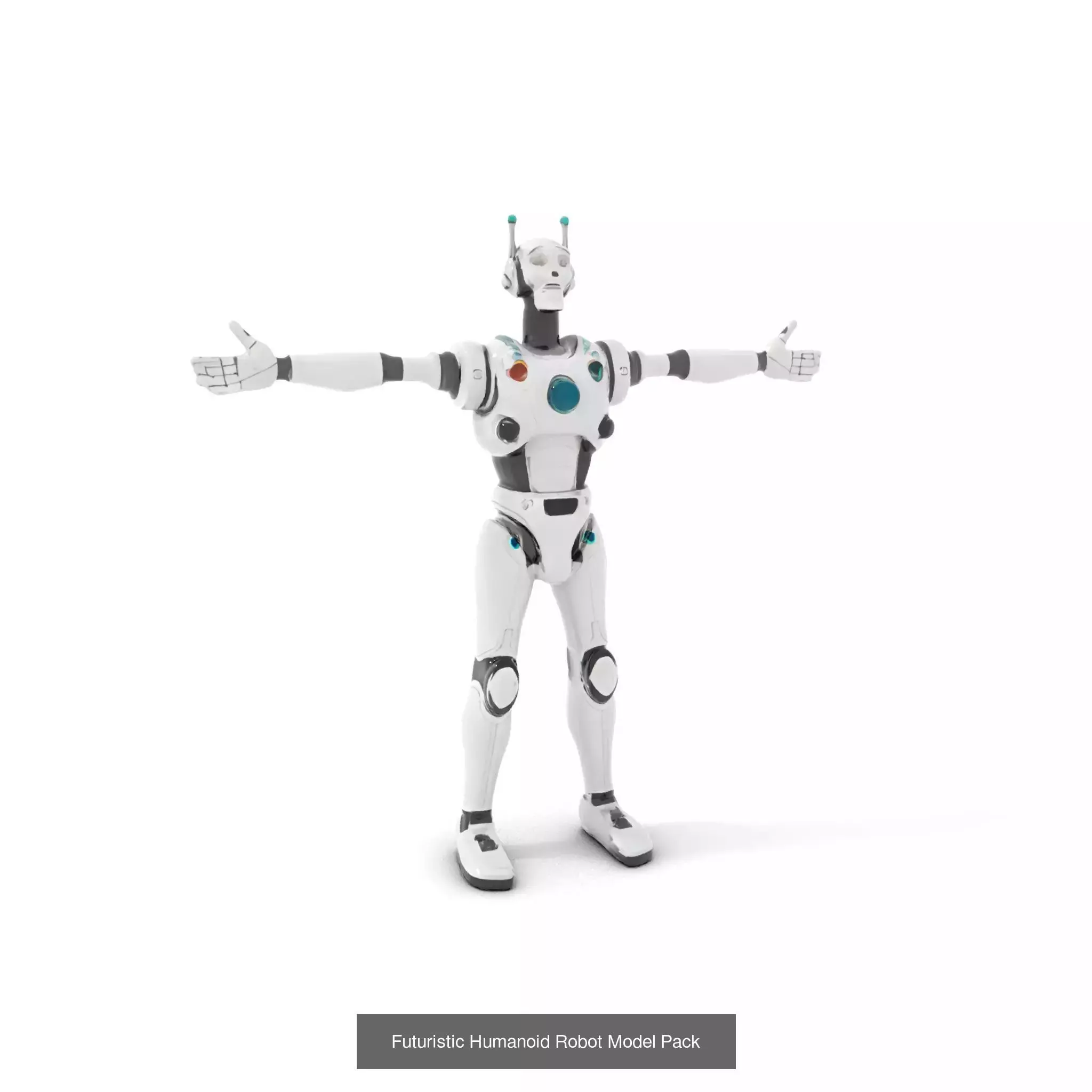 Charming Cartoon Robot Collection _34