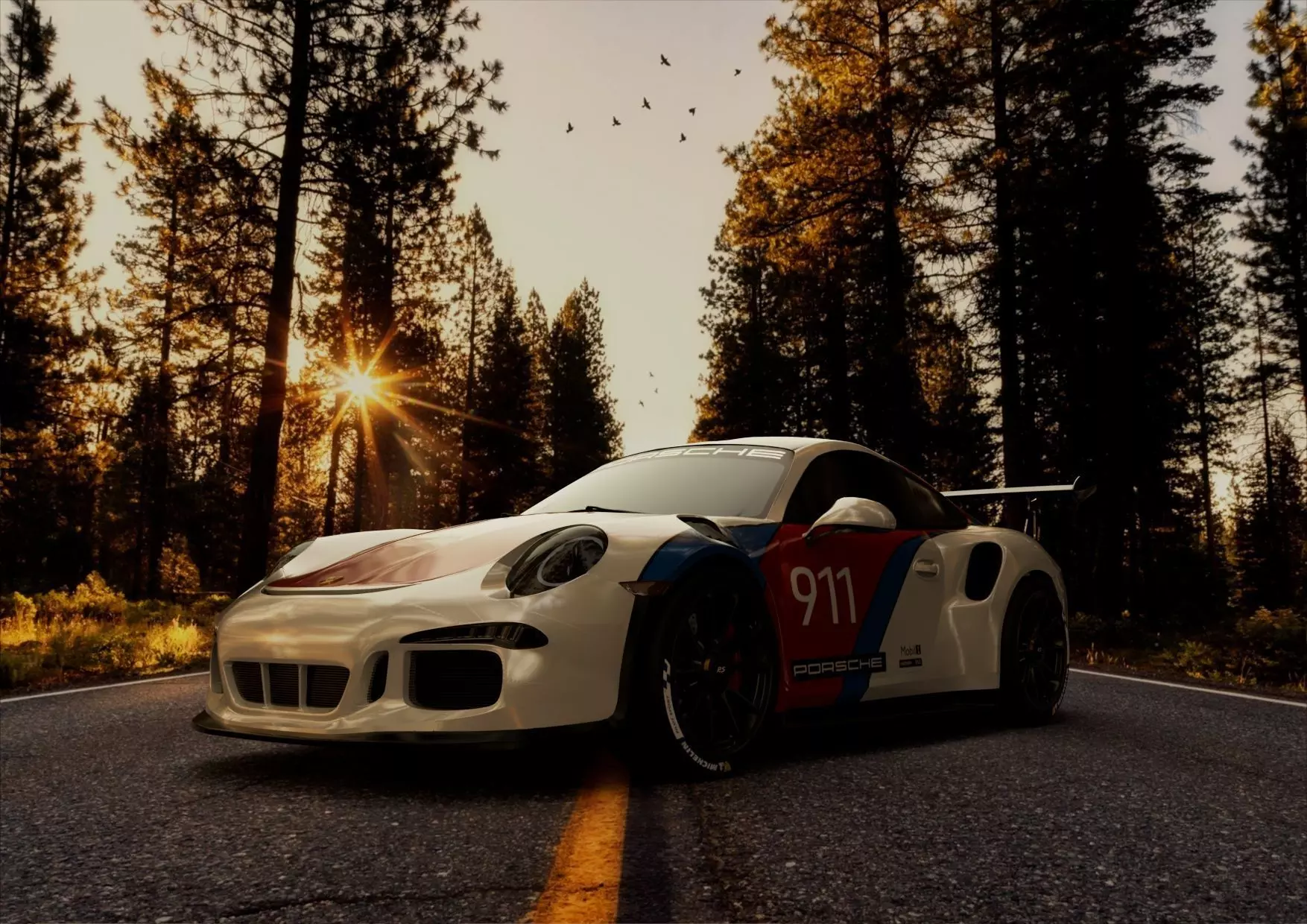 Porsche 911 3D model_6