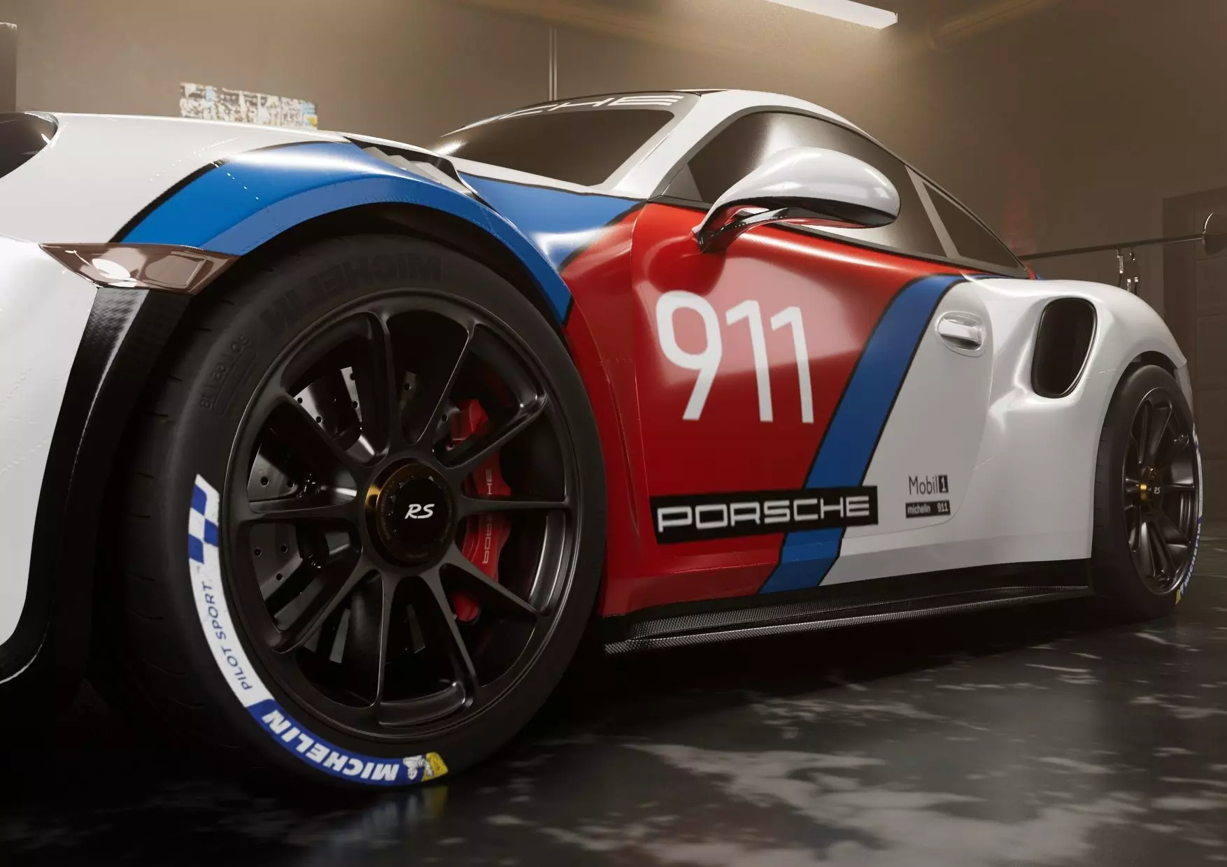 Porsche 911 3D model_1