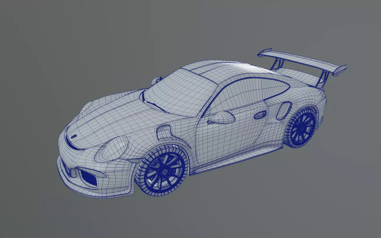 Porsche 911 3D model_9