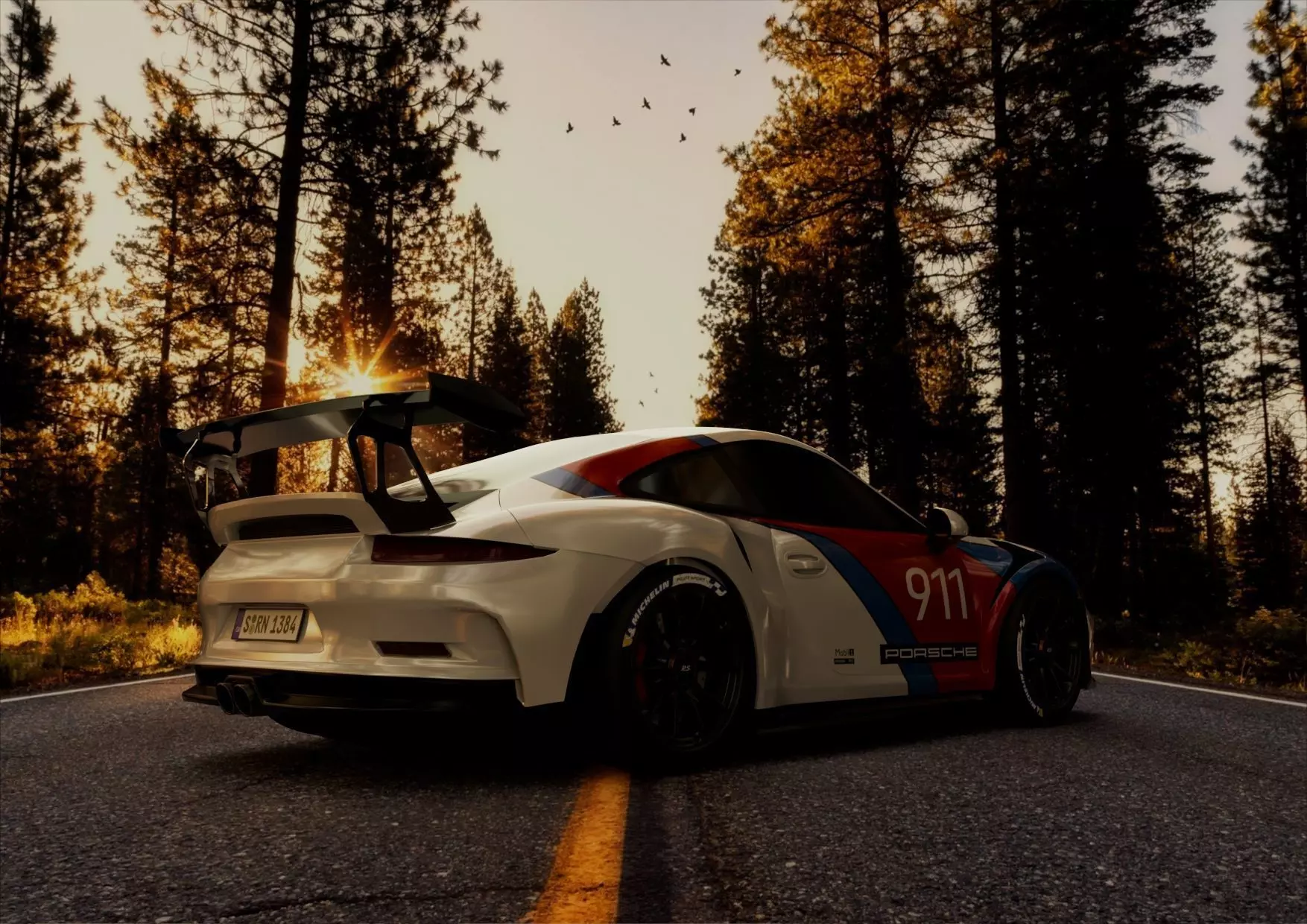 Porsche 911 3D model_5