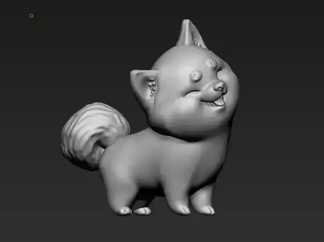 Shiba cute Dog 3d printer