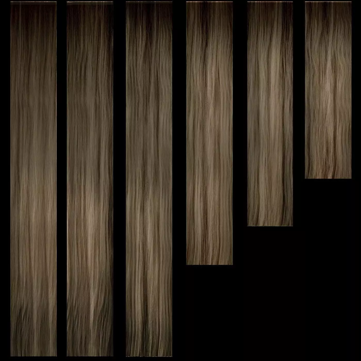 boys overall 3d clothing rigged model Low-poly 3D model_15