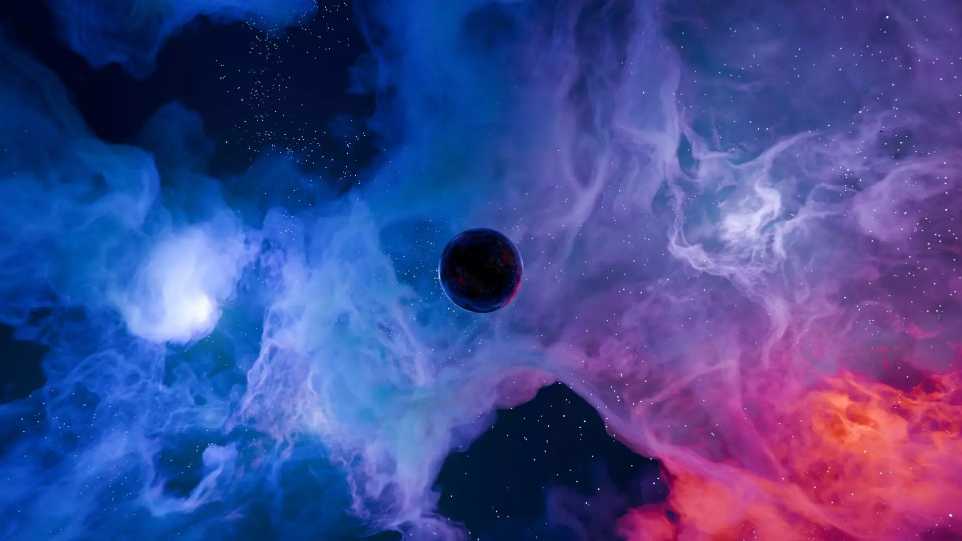 Celestial Rift Nebula HDRI 12k 360 degree 3D model_2