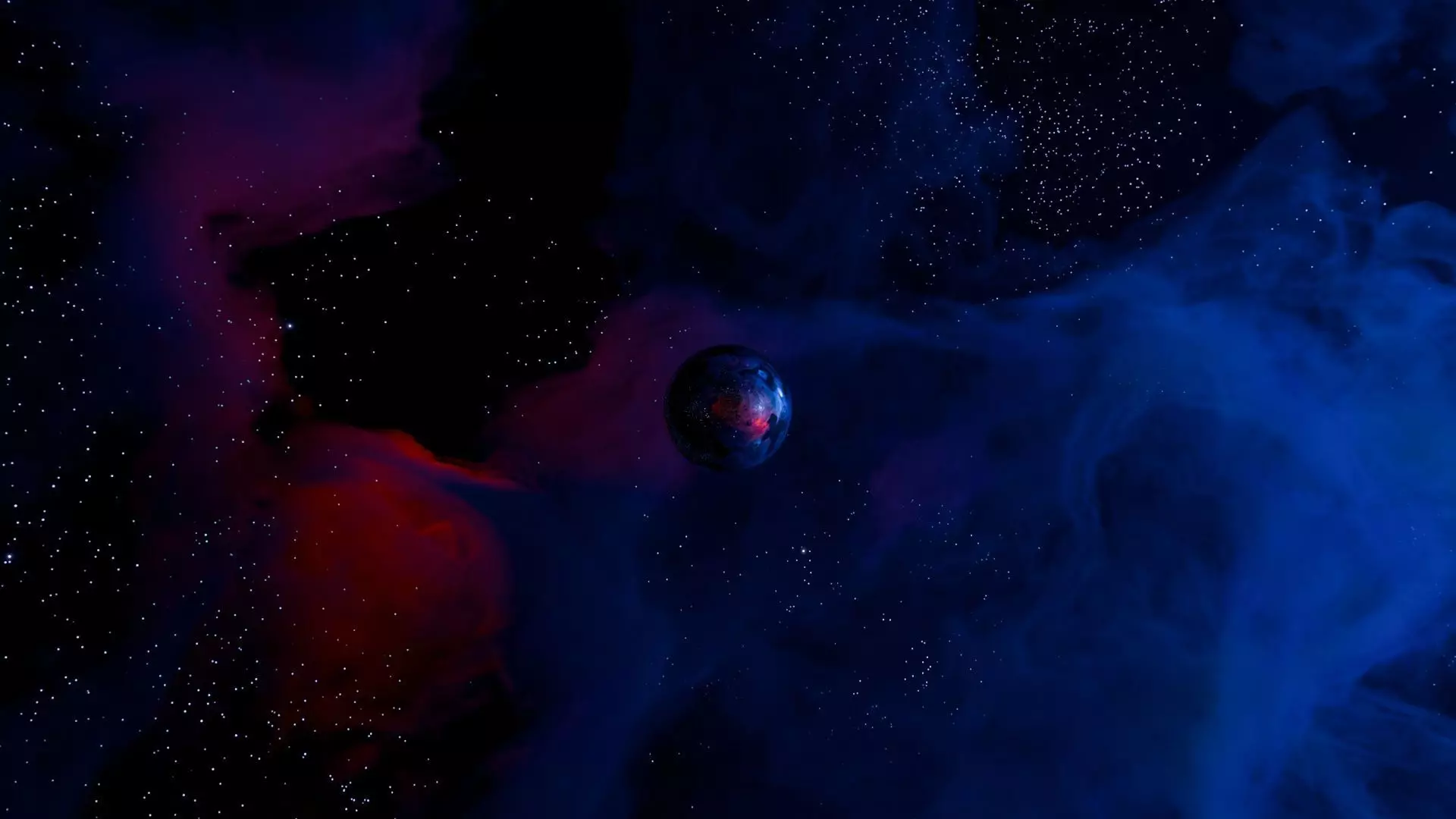 Celestial Rift Nebula HDRI 12k 360 degree 3D model_3