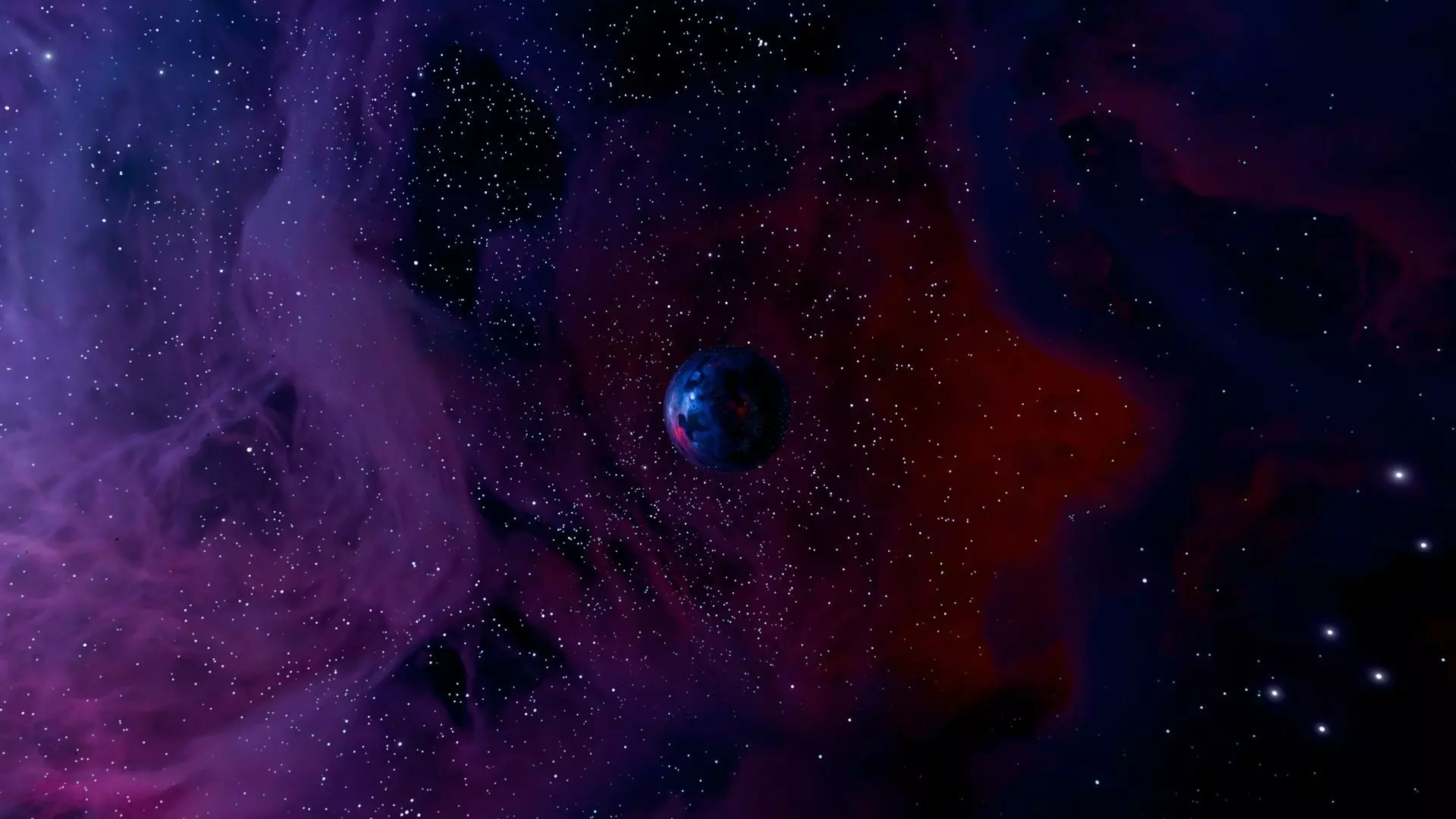 Celestial Rift Nebula HDRI 12k 360 degree 3D model_4