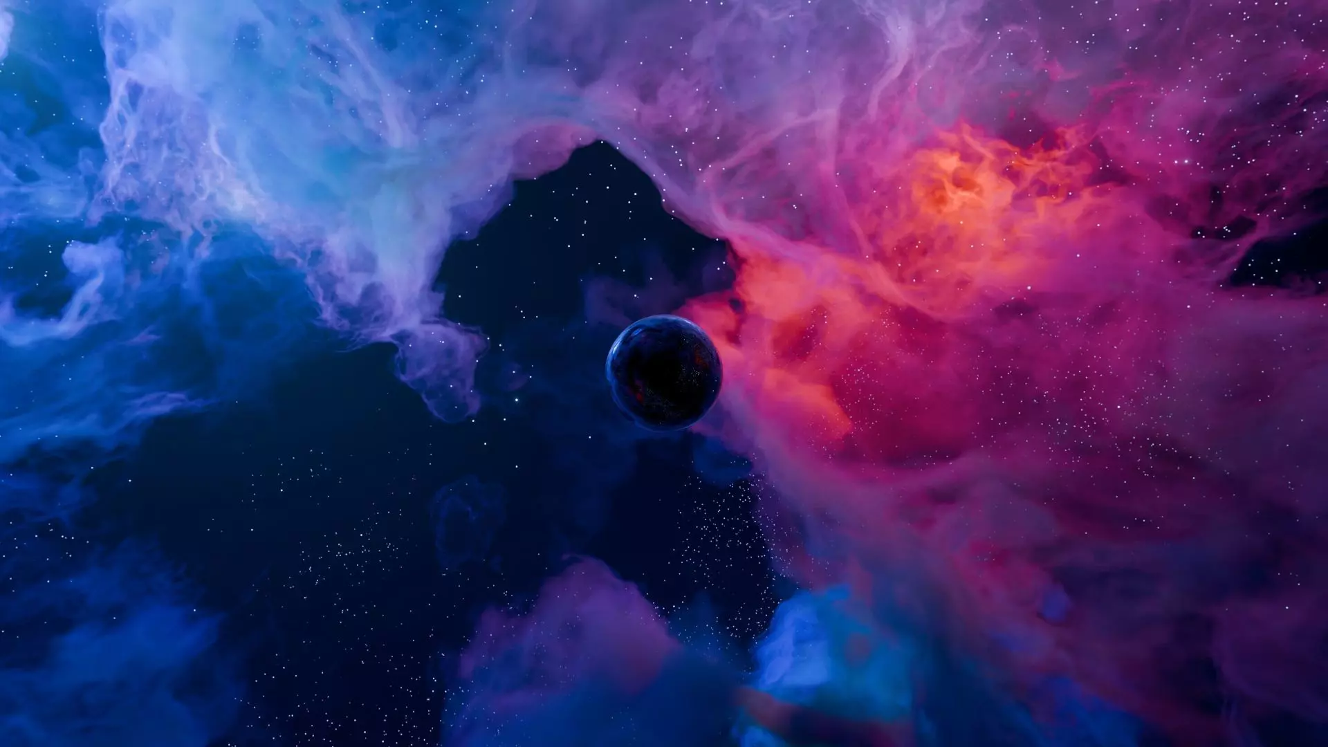 Celestial Rift Nebula HDRI 12k 360 degree 3D model_5