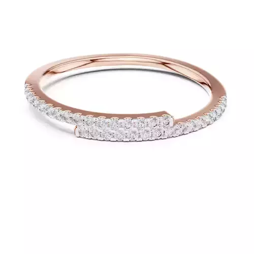 Round Cut Diamond Engagement Wedding Band 3DM STL Video