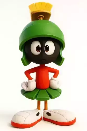 Looney Tunes Marvin STL ready to 3D print and DIY