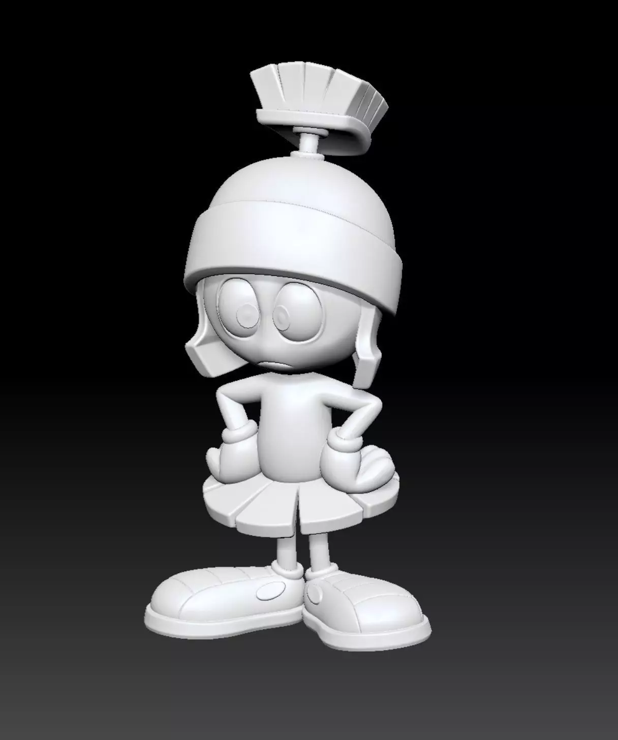 Looney Tunes Marvin STL ready to 3D print and DIY 3D print model_2