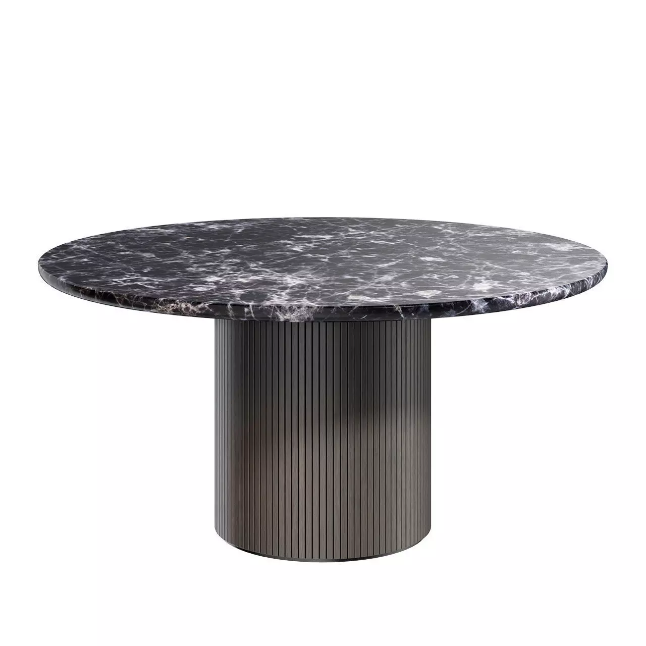 Moon Round Dining Table by Gubi 3D model_0