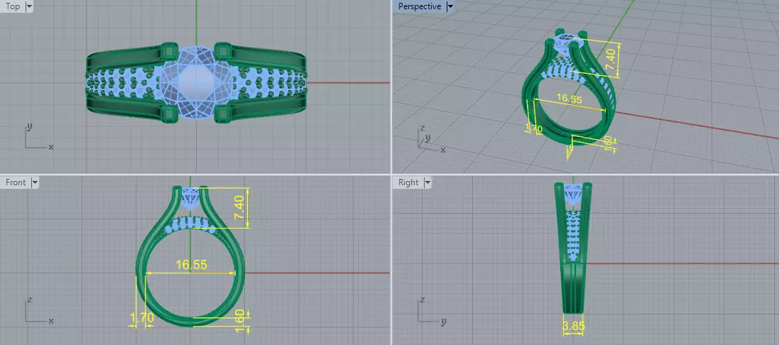 Ring Model 7854 3D print model_6
