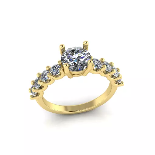 Ring Model 7851 3D print model_2