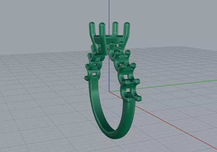 Ring Model 7851 3D print model_4