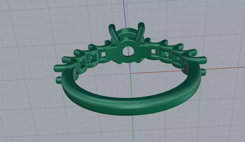 Ring Model 7851 3D print model_5