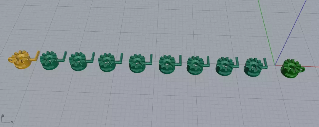 Necklace Model 7847 3D print model_3