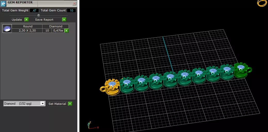 Necklace Model 7847 3D print model_8