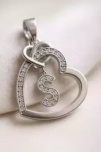 Heart Shaped Pendant Model 7832