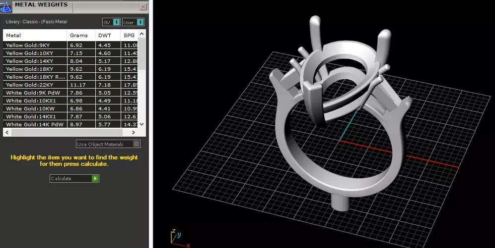 Ring pear Model 7884 3D print model_7