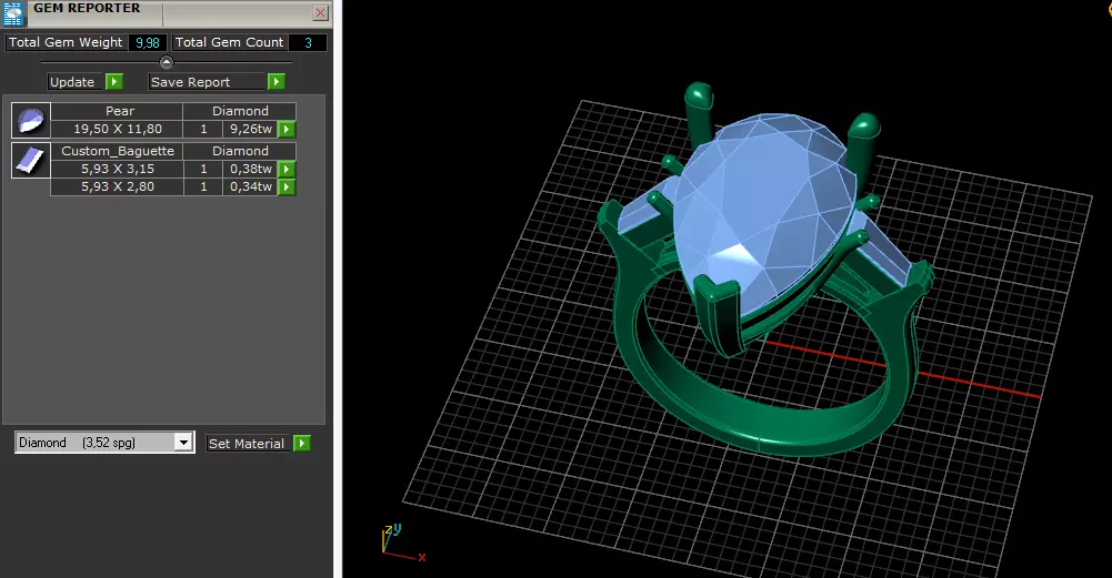 Ring pear Model 7884 3D print model_8