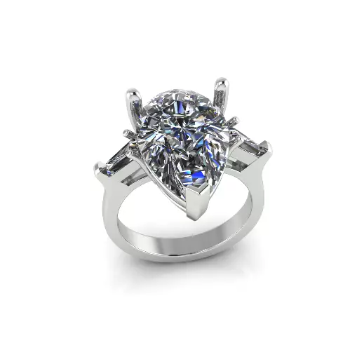 Ring pear Model 7884 3D print model_1