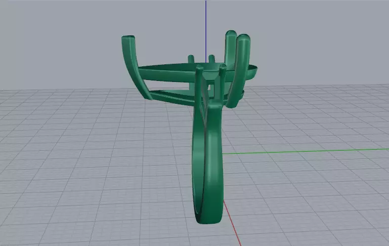 Ring pear Model 7884 3D print model_4