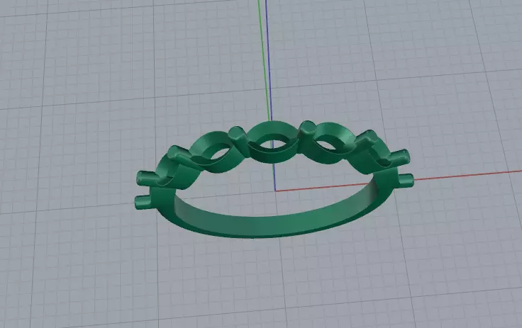 Ring marquise Model 7879 3D print model_3