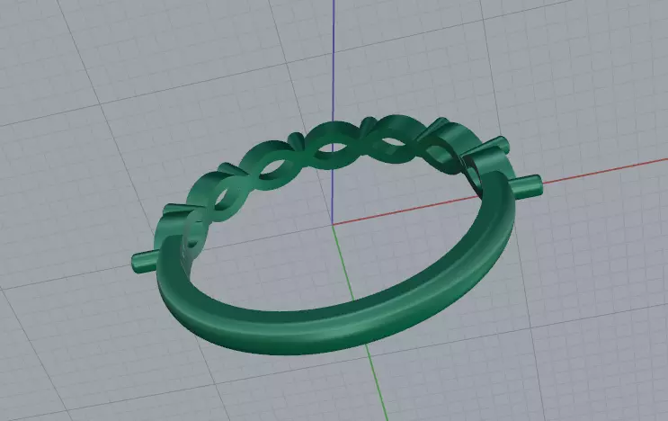 Ring marquise Model 7879 3D print model_5