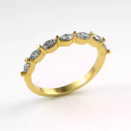 Ring marquise Model 7879 3D print model Ring marquise Model 7879 3D print model