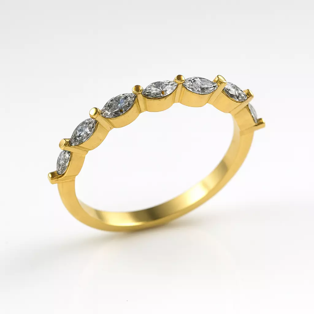 Ring marquise Model 7879 3D print model_0