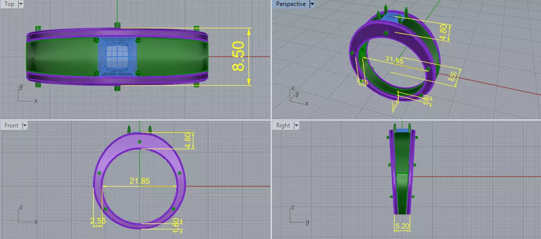 Ring Model 7877 3D print model_6
