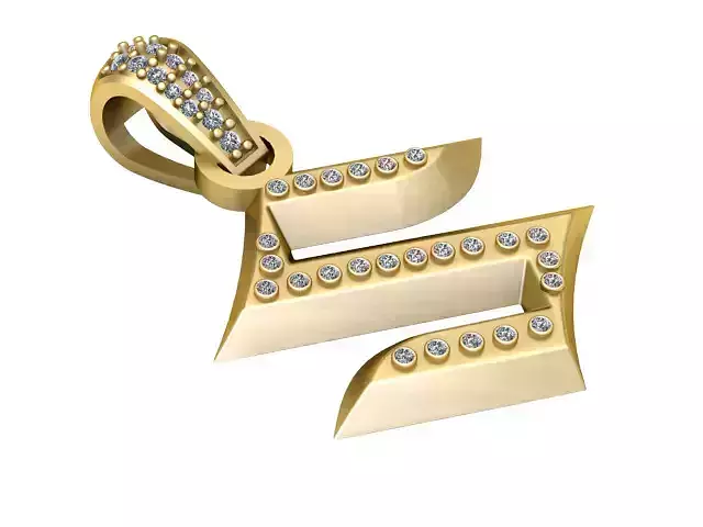 S GOLD PENDANT 