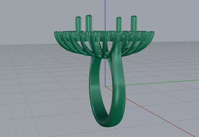 Ring Model 7873 3D print model_4