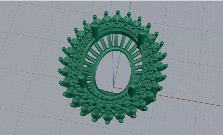 Ring Model 7873 3D print model_3