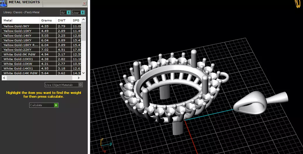 Pendant Model 7872 3D print model_7