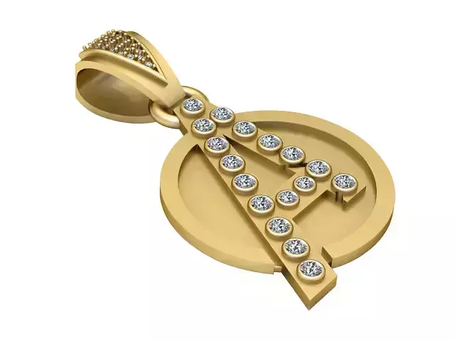 ROUND DESIGN A PENDANT 