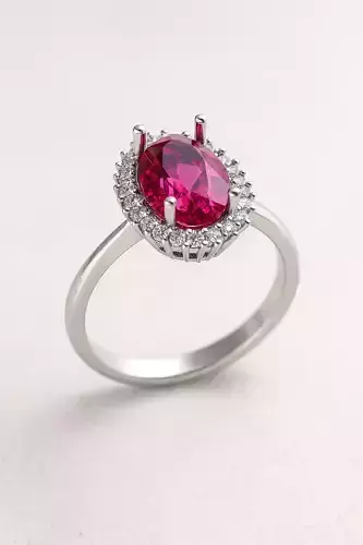 Solitaire engagement rings Model 7862