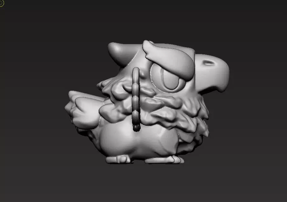 Eagle Cute 3D print model_3