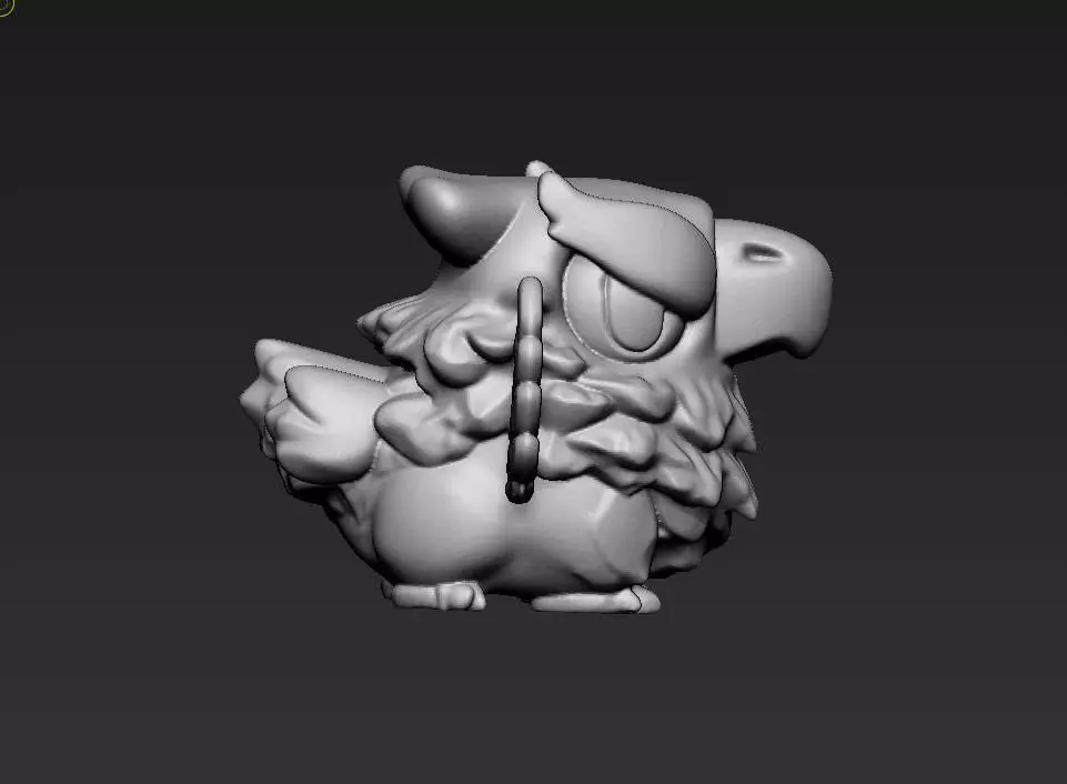 Eagle Cute 3D print model_1