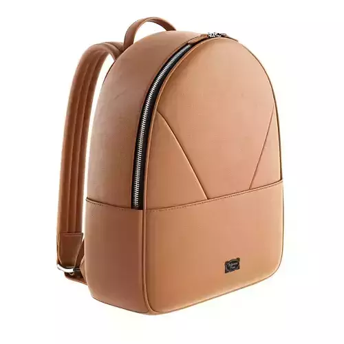 Leather Backpack Brown by Poltrona Frau