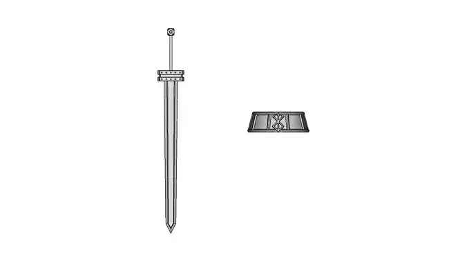 Guts Hawk Raider Sword From Berserk