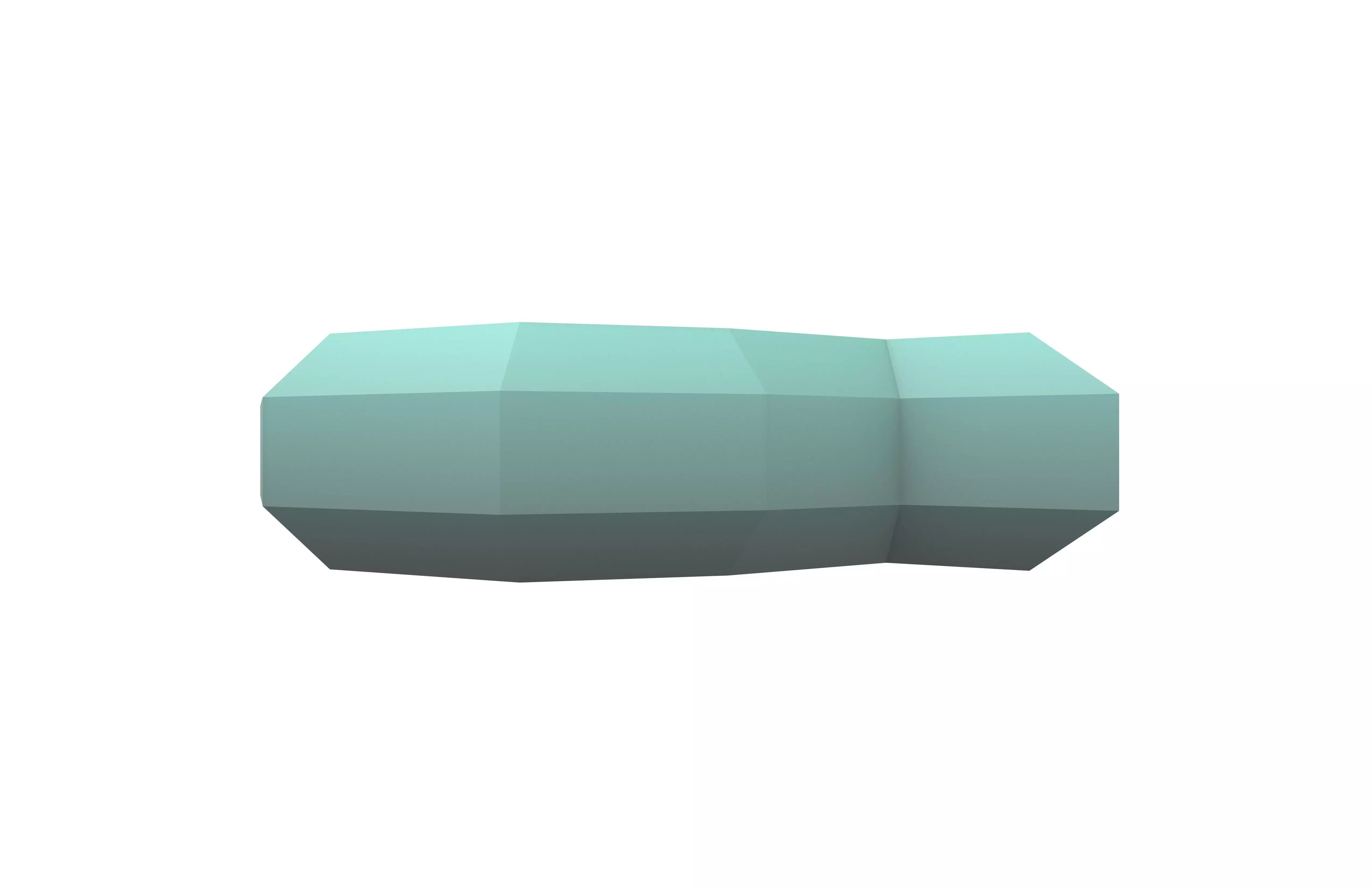 Jumping Game Rock Platform v1 004 Low-poly 3D model_1